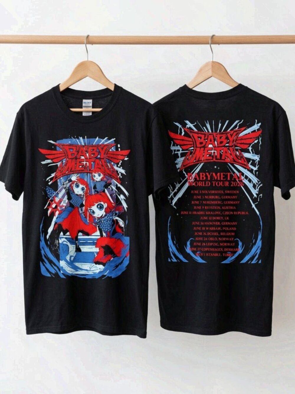 Babymetal North America 2026 Tour Reprint T-Shirt